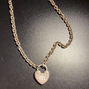 Tiffany & Co Love Lock Necklace